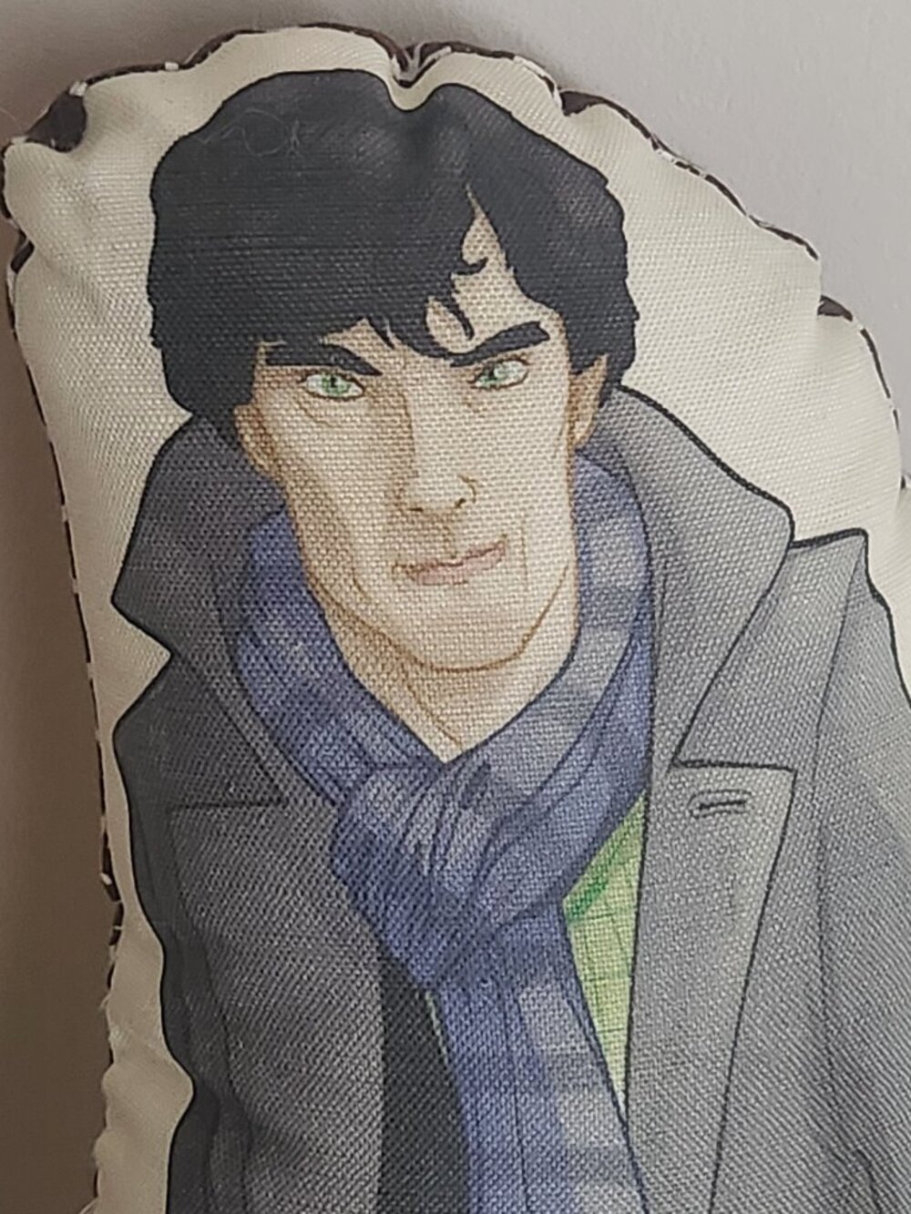 Sherlock Holmes Hand-Made Decorative Pillow